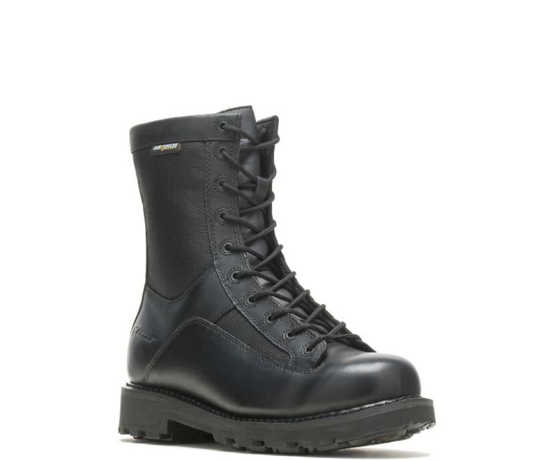 Bates Men's 8" Durashocks Lace-To-Toe Side Zip Boot-Black | Special Offer