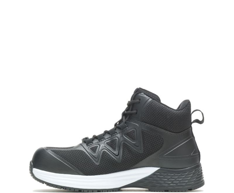 Bates Women's Rush Mid Work Composite Toe-Black | Special Offer