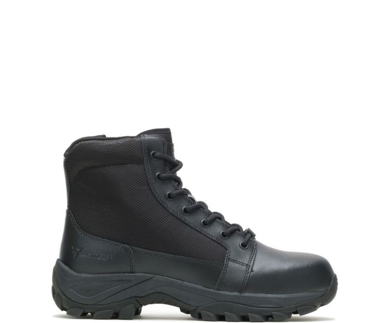 Bates Men's Fuse Mid Side Zip Steel Toe-Black | Special Offer