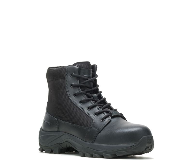 Bates Men's Fuse Mid Side Zip Steel Toe-Black | Special Offer