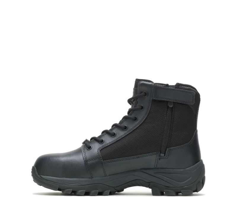Bates Men's Fuse Mid Side Zip Steel Toe-Black | Special Offer