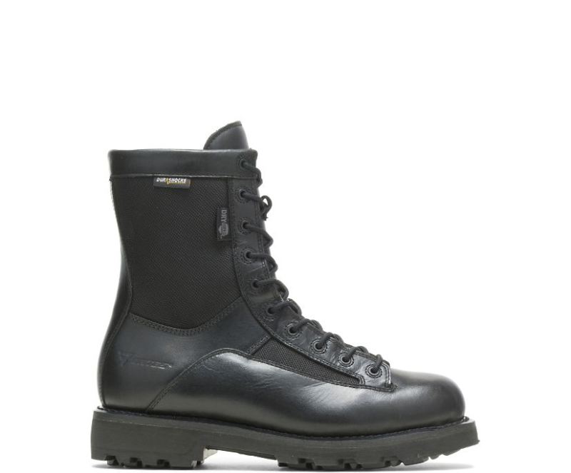 Bates Men's 8" Durashocks Waterproof Lace-To-Toe Boot-Black | Special Offer