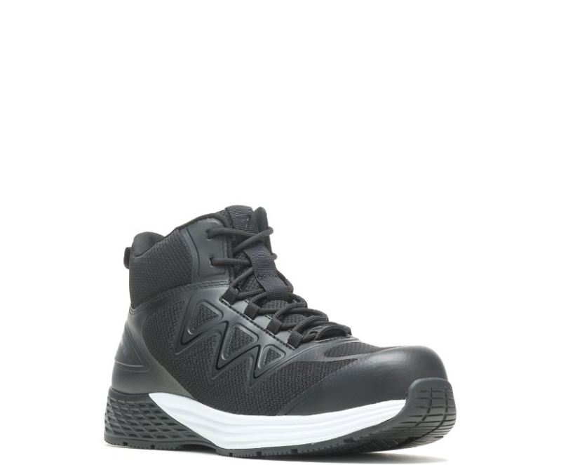 Bates Men's Rush Mid Work Composite Toe-Black | Special Offer
