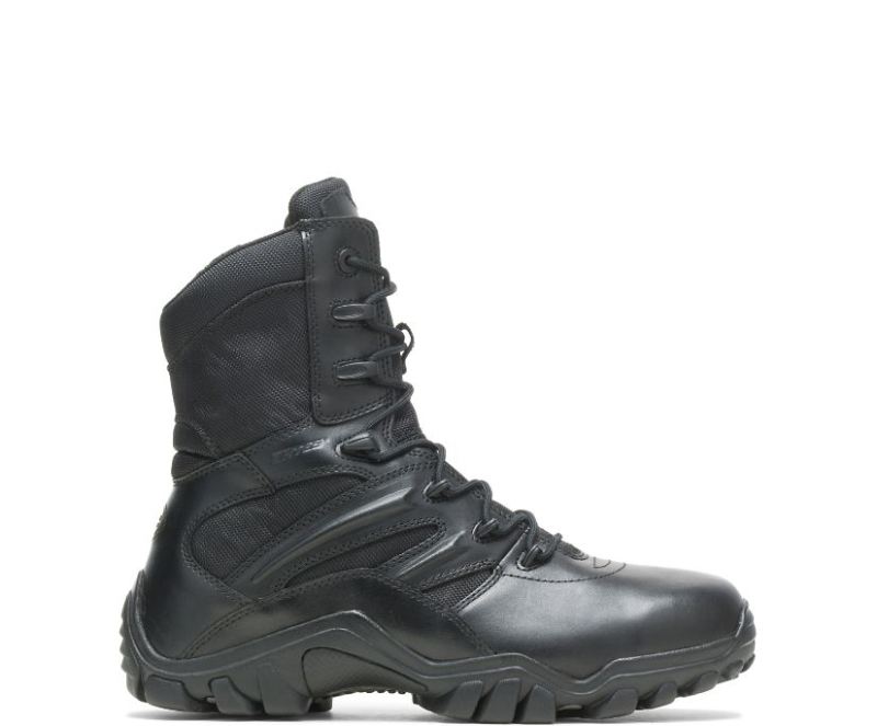 Bates Men's Delta-8 Side Zip Boot-Black | Special Offer