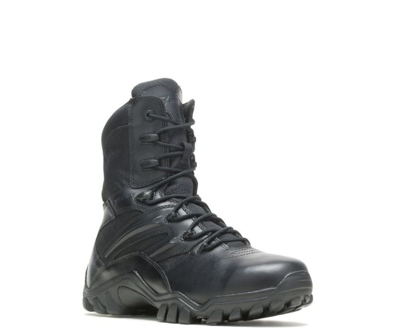 Bates Men's Delta-8 Side Zip Boot-Black | Special Offer