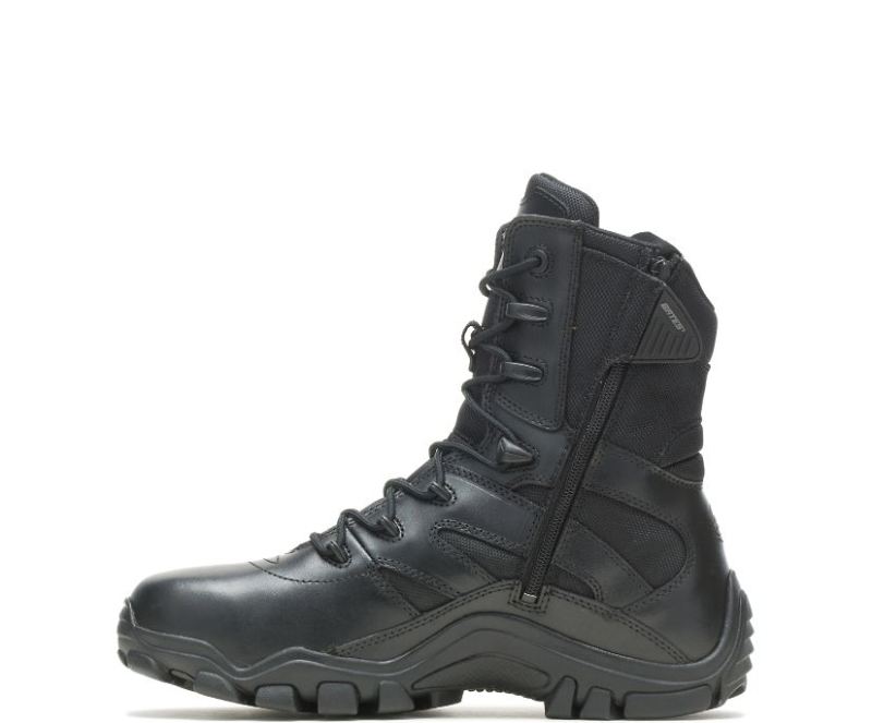 Bates Men's Delta-8 Side Zip Boot-Black | Special Offer