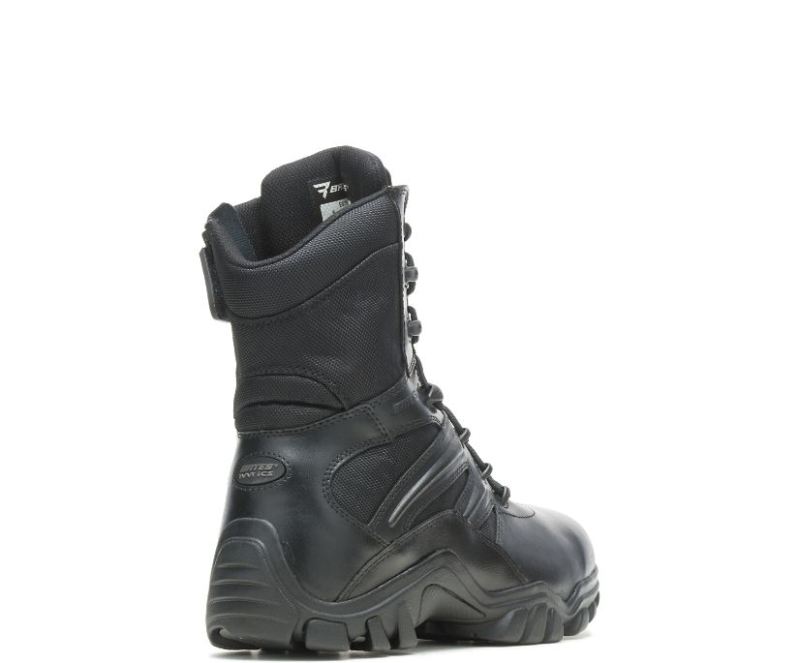 Bates Men's Delta-8 Side Zip Boot-Black | Special Offer