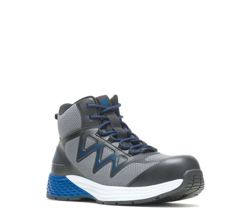 Bates Men's Rush Mid Work Composite Toe-Grey | Special Offer