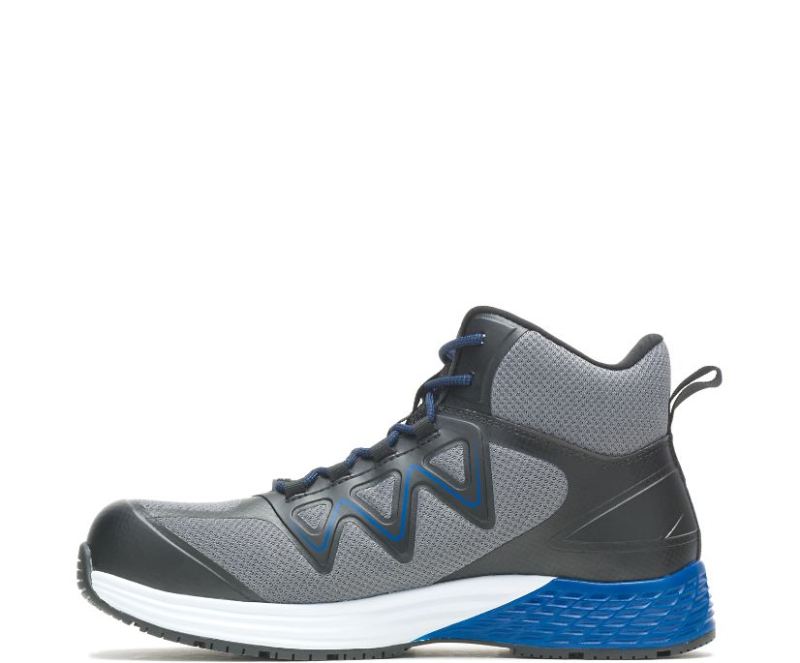 Bates Men's Rush Mid Work Composite Toe-Grey | Special Offer