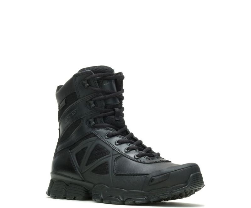 Bates Men's 8" Velocitor Zip Waterproof Boot-Black | Special Offer