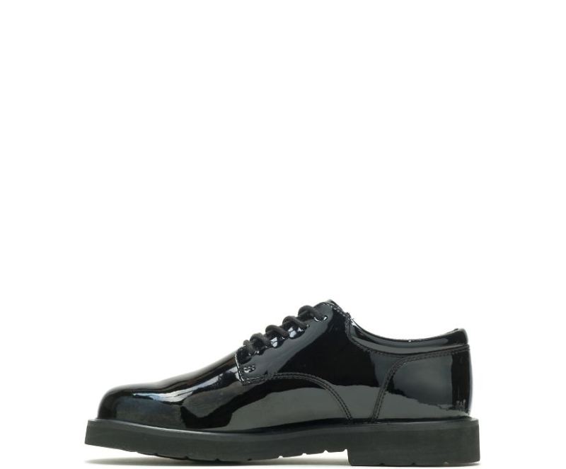 Bates Men's High Gloss Duty Oxford-Black | Special Offer