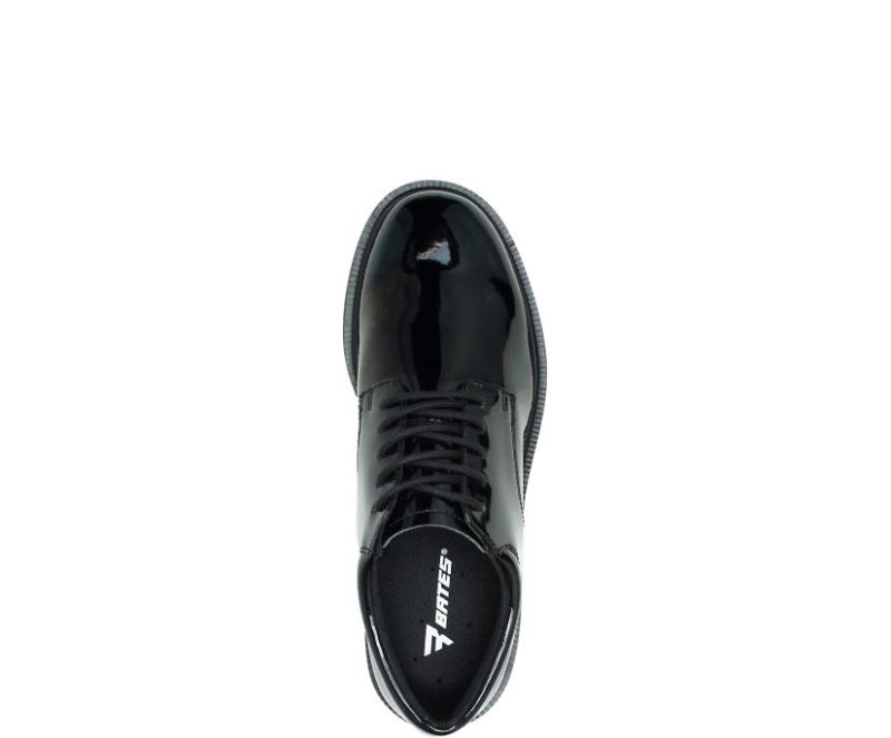 Bates Men's High Gloss Duty Oxford-Black | Special Offer