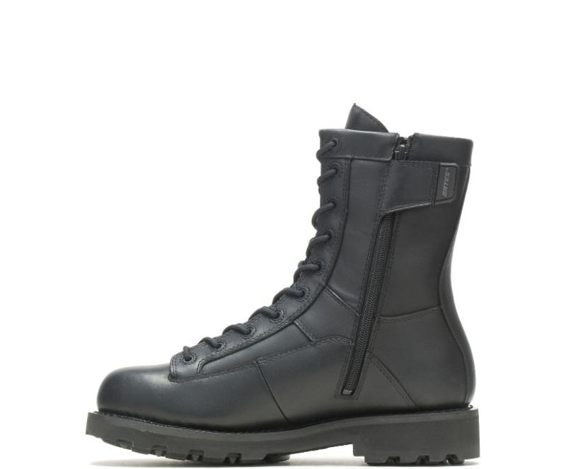 Bates Men's 8" Lace-To-Toe Durashocks Side Zip Dryguard-Black | Special Offer