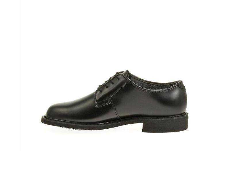 Bates Women's Marching Leather Plain Toe High Shine Oxford-Black | Special Offer