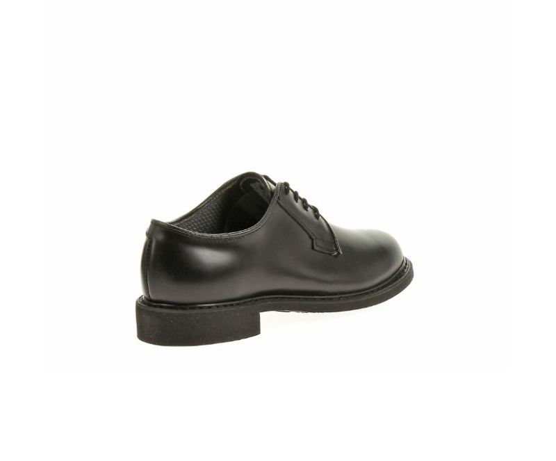 Bates Women's Marching Leather Plain Toe High Shine Oxford-Black | Special Offer