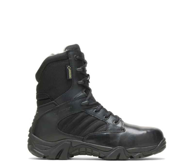 Bates Men's Gx-8 Composite Toe Side Zip Boot With Gore-Tex-Black | Special Offer