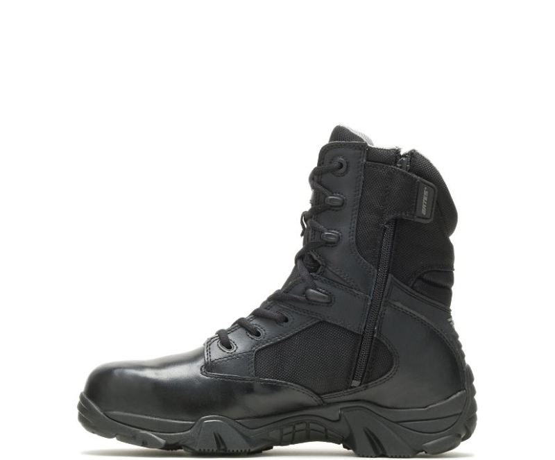 Bates Men's Gx-8 Composite Toe Side Zip Boot With Gore-Tex-Black | Special Offer