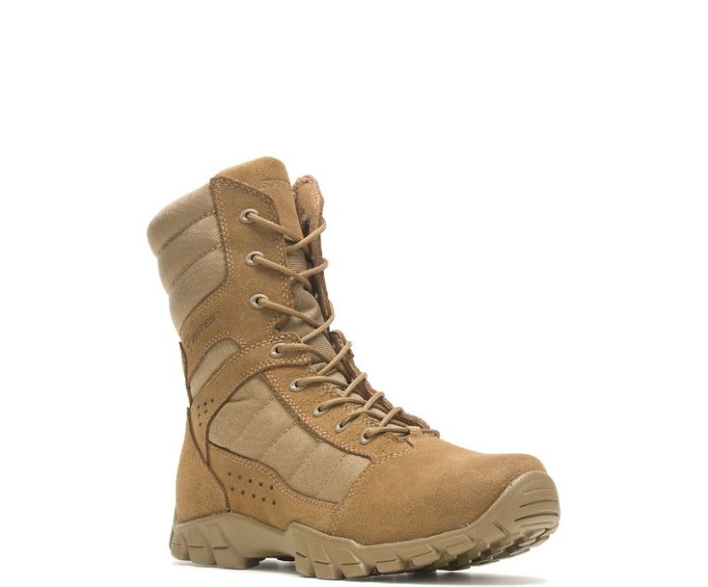 Bates Men's Cobra 8" Hot Weather Boot-Coyote Brown | Special Offer