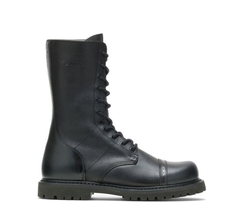 Bates Men's 11" Paratrooper Side Zip Boot-Black | Special Offer